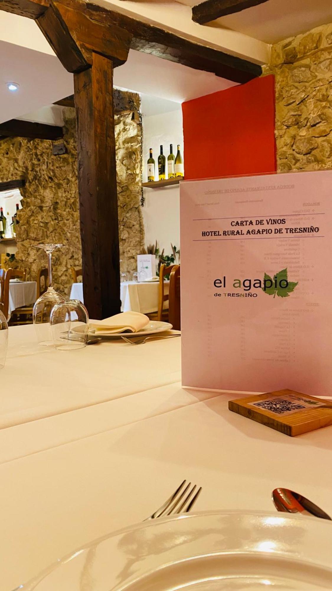 Hotel Restaurante Agapio De Tresnino 킨타니야 데 오네시모 외부 사진